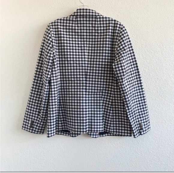 J. Crew Parke blazer in gingham bi-stretch cotton blend - Picture 5 of 9